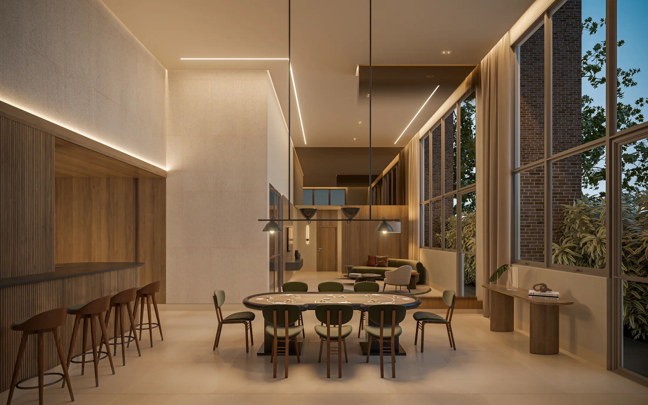 Espaço gourmet (Perspectiva artística)