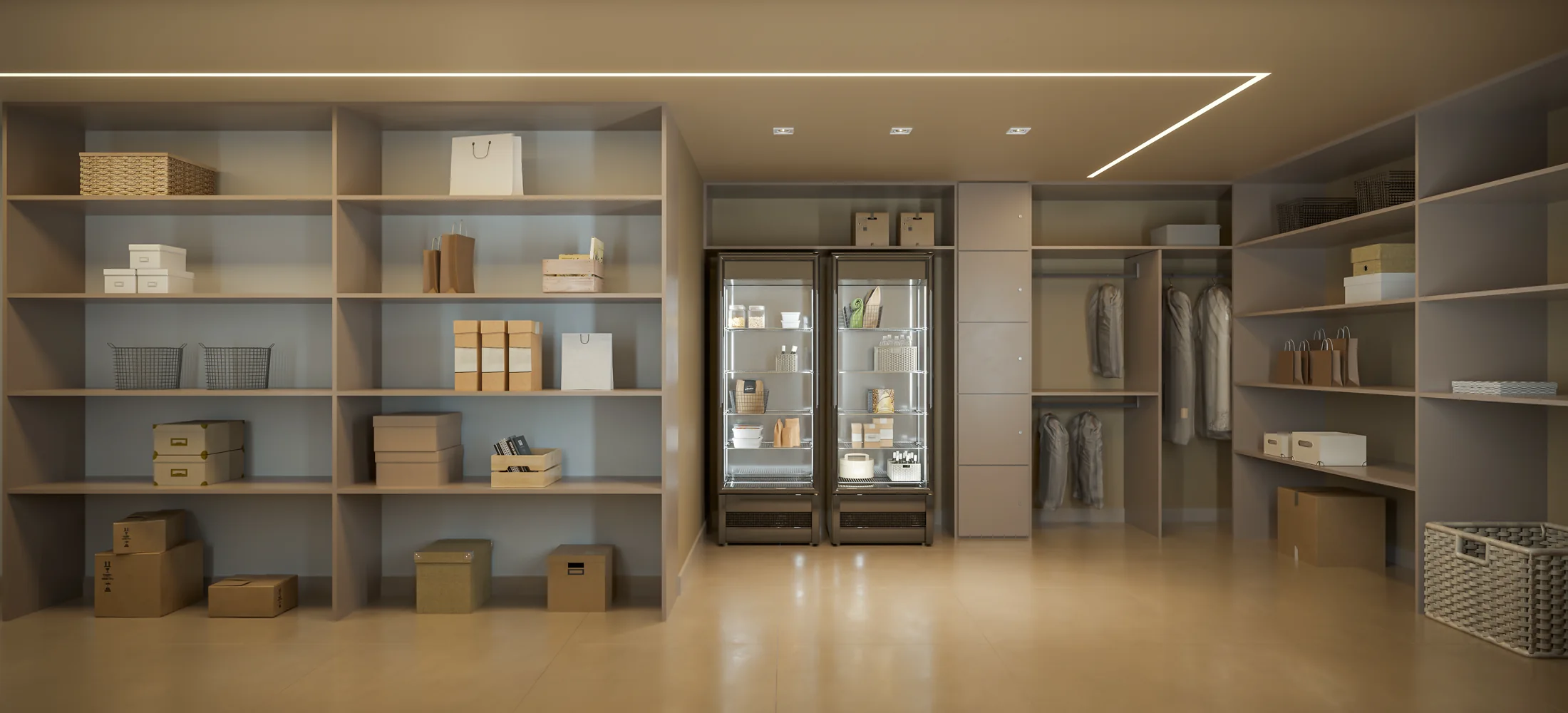 Espaço delivery (Perspectiva artística)