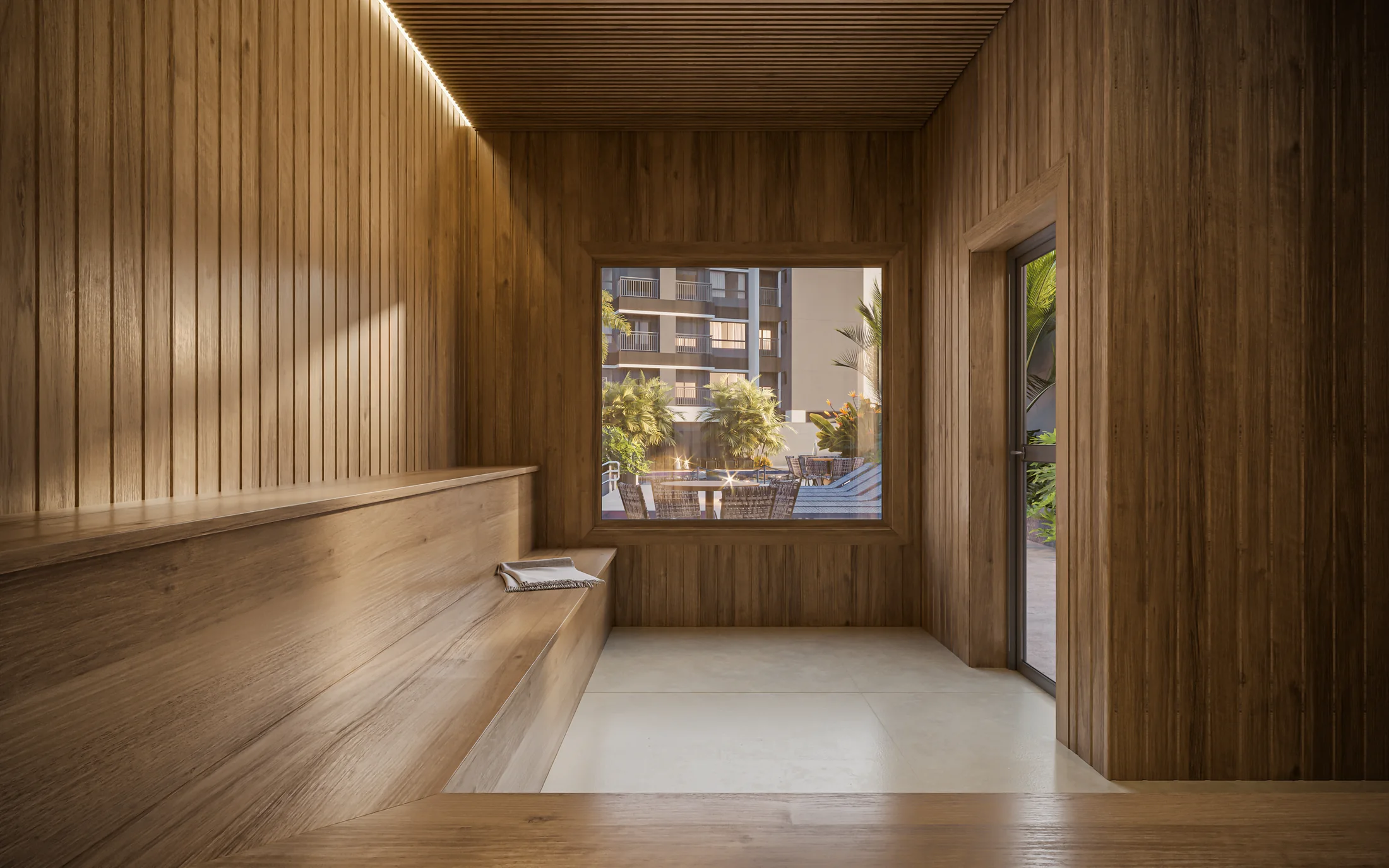 Sauna (Perspectiva artística)