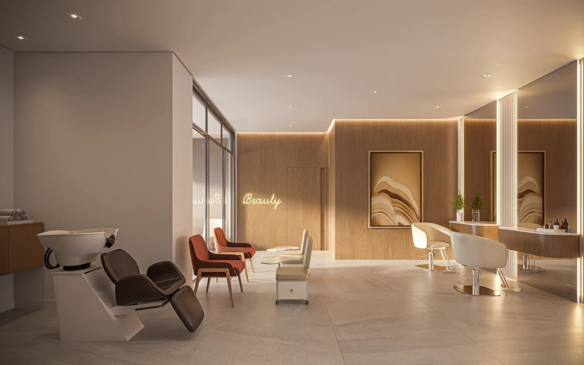 Espaço beauty (Perspectiva artística)