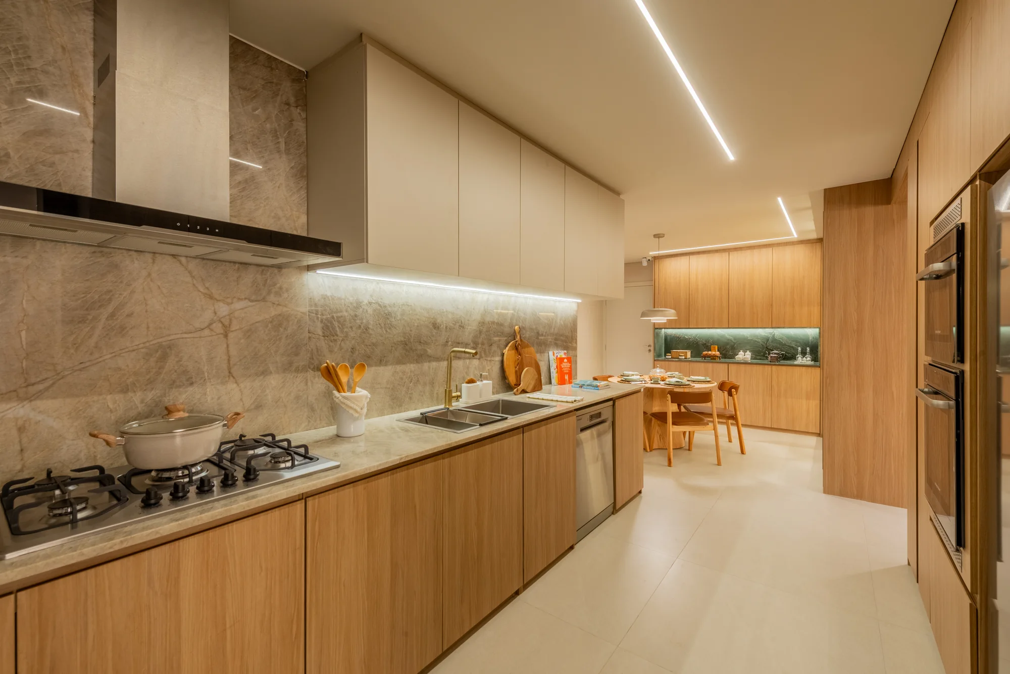 Cozinha - 171m² (Foto do decorado)