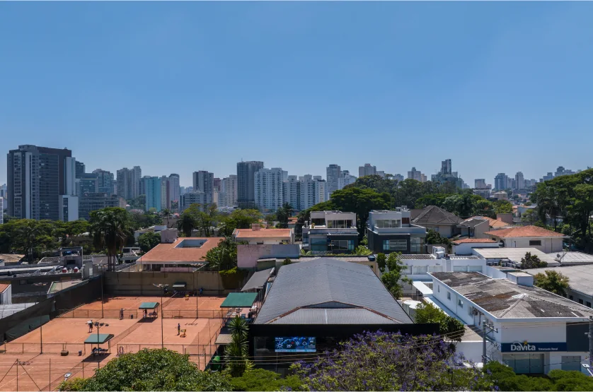 Vista do 5º andar da Av. Indianópolis (Foto da vista)