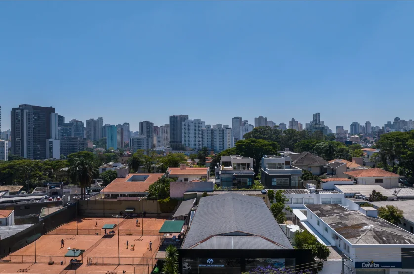 Vista do 6º andar da Av. Indianópolis (Foto da vista)